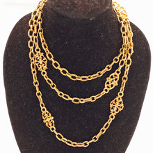 LOUIS WIESE Antique chain necklace 18k gold Renaissance Revival French 19c (7647)