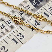 LOUIS WIESE Antique chain necklace 18k gold Renaissance Revival French 19c (7647)