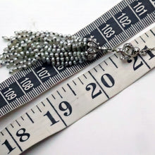 Antique Belle Epoque Art Deco Necklace Tassel gold silver diamonds pearls (7700)