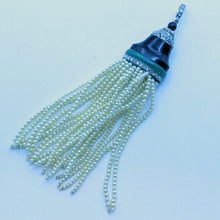 Cartier Antique Art Deco pendant platinum diamonds onyx jade pearls (7382)