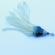 Cartier Antique Art Deco pendant platinum diamonds onyx jade pearls (7382)