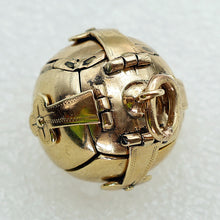  Antique Masonic orb Masonic ball transforms to cross pendant gold silver
