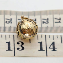 Antique Masonic orb Masonic ball transforms to cross pendant gold silver(7662)