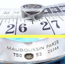 Mauboussin Ring Étoile Mystère 18k White Gold Diamond Mother of Pearl (5868)