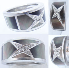 Mauboussin Ring Étoile Mystère 18k White Gold Diamond Mother of Pearl (5868)