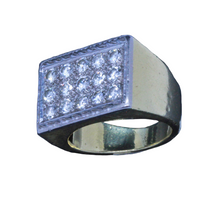 Vintage Man's Ring 18k Gold 1.50ct Diamonds w Appraisal Unisex (5916)