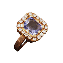 Ring Sapphire Diamonds Gold Unisex Royal Maharaja Mughal Appraisal Vintage (6439