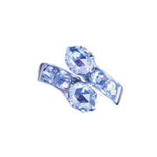 Antique Victorian Ring Diamonds 18k Gold Silver French Versatile Engagement(7239)