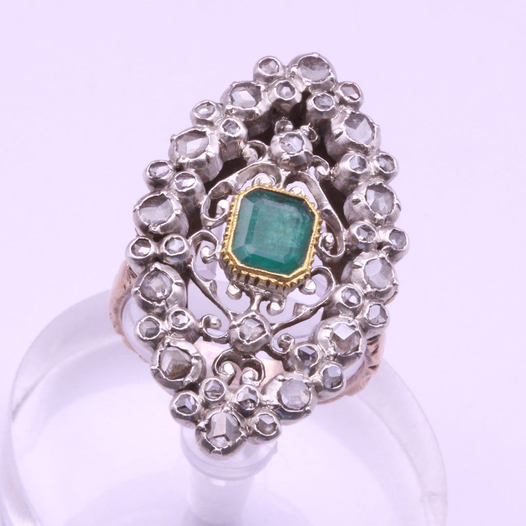 Antique gold tone kemp Lakshmi vanki finger ring dj-40586 – dreamjwell