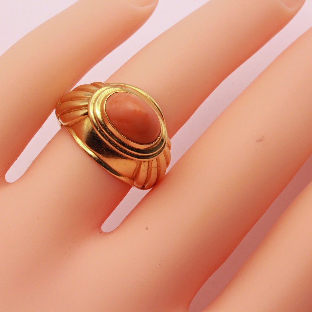Gold Ring with Natural Red... - Sri Swarna Vasavi Jewellers | Facebook
