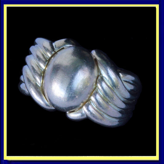 Rene Boivin ring yellow gold signed hallmarked unisex