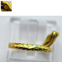 Antique Victorian ring 18k gold snake ring French small Napoleon 3 Unisex (7555)