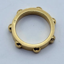 Louis Vuitton ring yellow gold diamond Unisex wedding eternity ring France (7593)