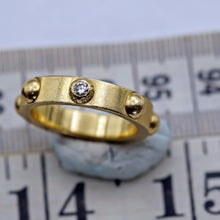 Louis Vuitton ring yellow gold diamond Unisex wedding eternity ring France (7593)