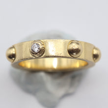 Louis Vuitton ring yellow gold diamond Unisex wedding eternity ring France (7593)