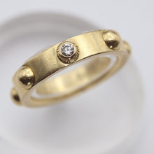 Louis Vuitton ring yellow gold diamond Unisex wedding eternity ring France (7593)