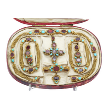 Georgian Victorian Set Earrings Necklace Bracelets 2 Pendants Brooch (6112)