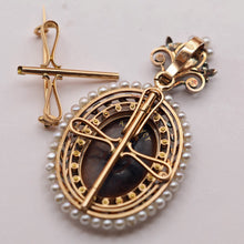 Froment-Meurice A Mayer Antique earrings brooch pendant gold gem enamel (7533)