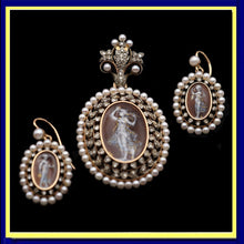 Froment-Meurice A Mayer Antique earrings brooch pendant gold gem enamel 