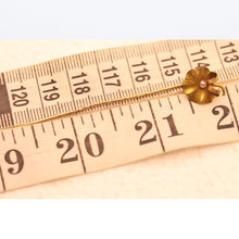 Antique Art Nouveau Tie Pin 18k Gold Pearl flower Briancon Lalique foreman (3114)