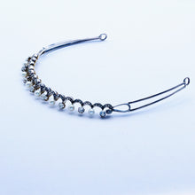 Victorian Tiara diamonds natural pearls gold silver GIA antique hair (7411)