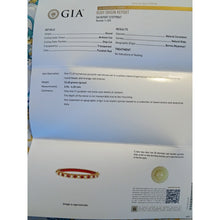 Antique Vintage Pair Bangles Bracelets Gold GIA cert Burmese Rubies Pearls (4910)