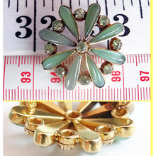 Giuliano Antique Brooch Gold Demantoid Garnet Nephrite Jade Unisex (5401)