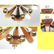 Giuliano Antique Brooch Gold Demantoid Garnet Nephrite Jade Unisex (5401)