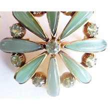 Giuliano Antique Brooch Gold Demantoid Garnet Nephrite Jade Unisex (5401)