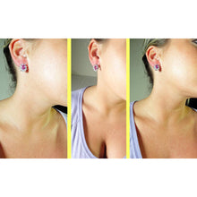 Vintage Retro Earrings Pink Sapphires Diamonds White Gold w Appraisal (5273)