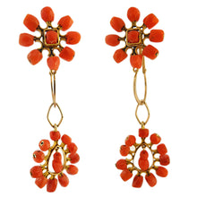 Antique Georgian French Empire Earrings Day Night Ear Pendants Gold