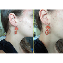 Antique Georgian French Empire Earrings Day Night Ear Pendants Gold Crl (5433)