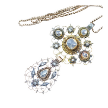 Early 18C Georgian Necklace Pendant Gold & Diamonds (4545)