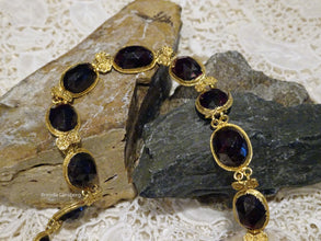 Antique Georgian Necklace 18k Gold Garnets and Filigree (5131)