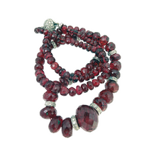 Vintage Necklace Diamond Spinel Natural Burma No Heat GIA Cert & Appraisal (5179