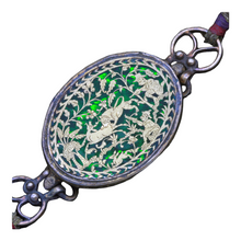 Antique 22k Gold Indian Armband / Pendant Thewa Work Deer  w Dog Unisex(4913)