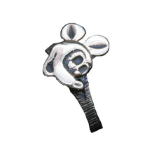 Vintage Mickey Mouse Pinky or Child 's Gold Ring Made Circa 1930 - 1940 (#5015)