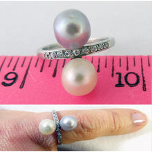 Antique Edwardian Ring GIA Certified natural pearls platinum diamonds (5342)