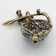 Vintage Tiffany & Co Brooch Pendant 18k Gold Platinum Diamonds French (1274)