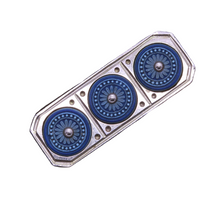 Antique 3-color Jasper Wedgwood Plaques Gold Brooch (2508)