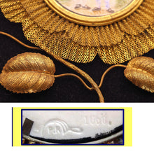 RARE Antique Victorian Lithopane Cottage Scene Children Gilt flower Frame (2111)