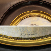 Antique Georgian miniature portrait painting French Bourbon Princess signed(3077)