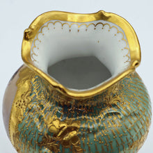 Antique Royal Vienna Signed Gilded cabinet portrait Vase portrait goddess (2597)