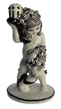 Wiener Kunstkeramische Werkstatte Figural Lamp Cherub ceramic (3408)