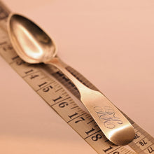 Antique early American coin silver spoon Nicholas Le Huray Philadelphia (7535)