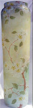 Antique French Legras Cameo Art Glass Blossom Vase very Tall (3150)