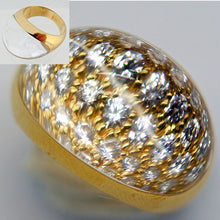 Vintage Ring Cartier Rock Crystal Diamond 18k Gold Myst Cartier France (5639)