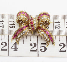 Antique Georgian Sevigne Brooch Pendant 18k Gold Diamond Ruby w Appraisal (6116)