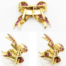 Antique Georgian Sevigne Brooch Pendant 18k Gold Diamond Ruby w Appraisal (6116)