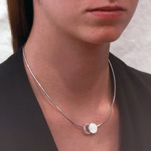 Dinh Van Necklace Pendant 18k White Gold Diamonds Vintage Signed Retired (6222)